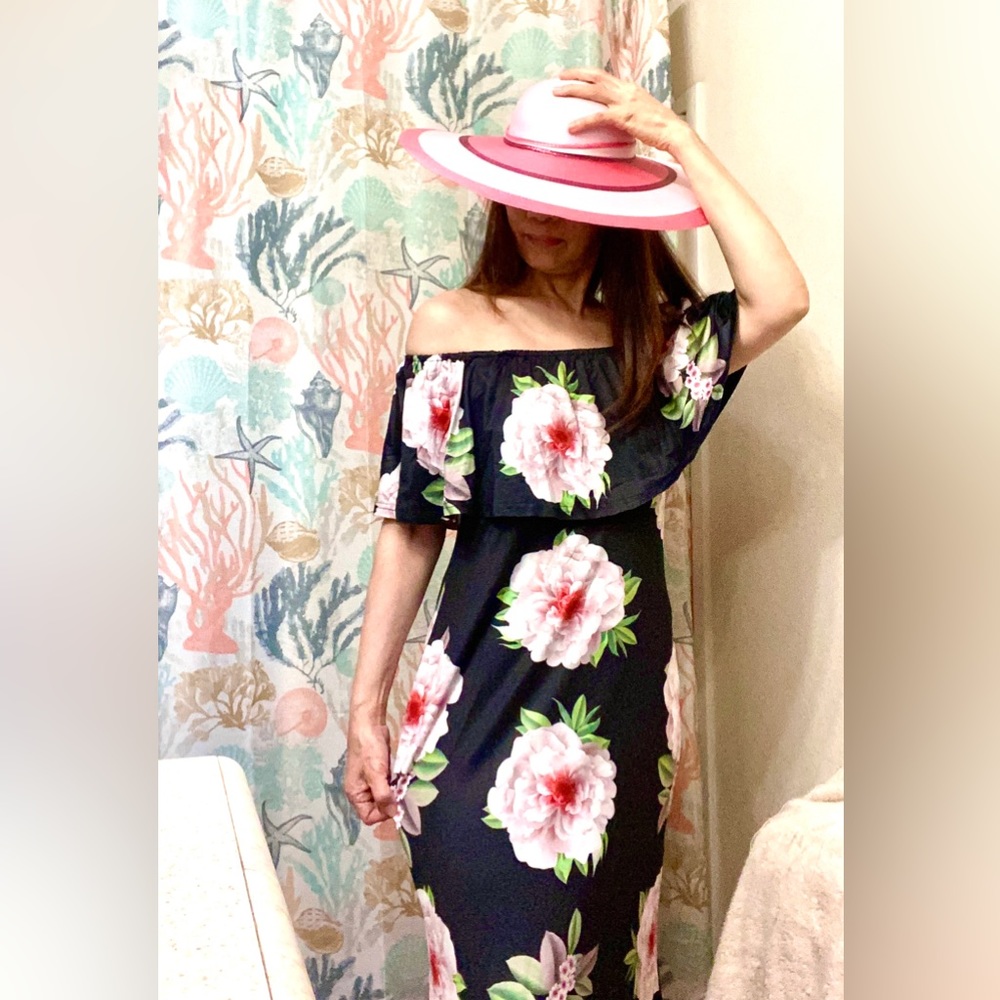 Floral maxi dress